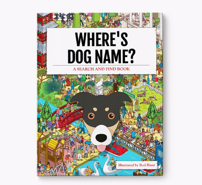 Personalised Where's {dogsName} Book